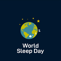 World Sleep Day Vector Design