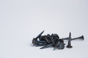 Supplies for carpentry, tacks useful for any work of precise and professional