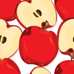fruit pattern background graphic apple