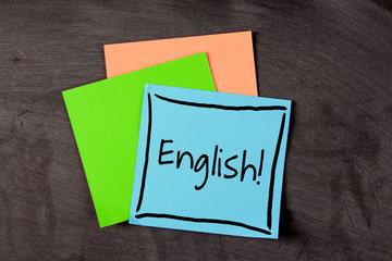 English Learning Concept