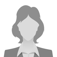 Person gray photo placeholder woman