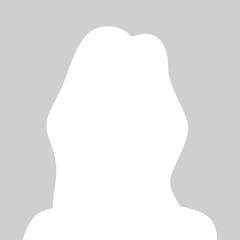 Person gray photo placeholder woman