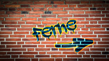 Schild 394 - Ferne