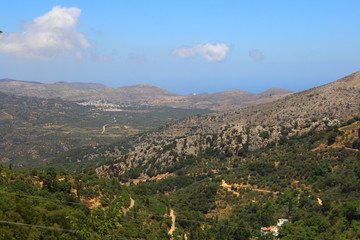Obraz premium view of mountains in Greece