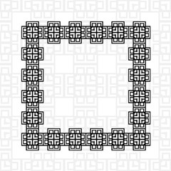 Fototapeta premium Art deco border frame
