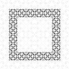 Obraz premium Art deco border frame