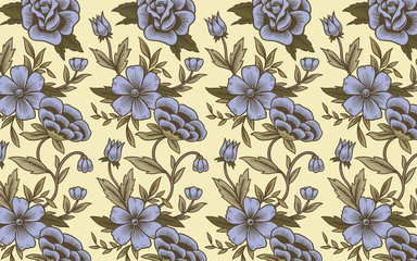 Floral background pattern