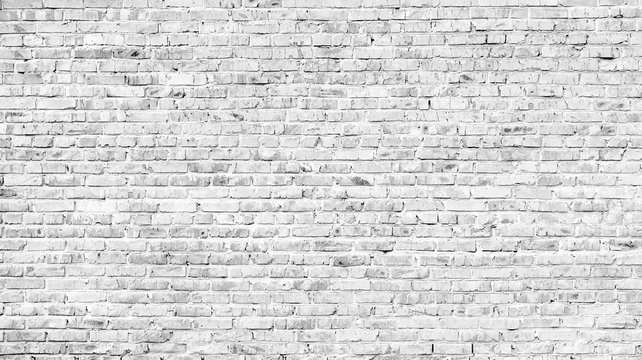 Fototapeta Grunge black and white brick wall background