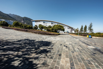 Urban building road platform