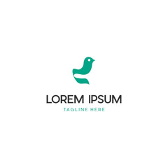 Bird Networking Media Server Creative Logo Design