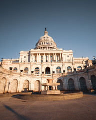 Fototapeta na wymiar The US Capitol building in Washington, D.C., USA
