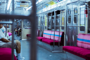 interior of the train
