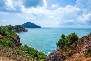 Beautiful the sea at Hat chao lao beach in Chanthaburi, Thailand.