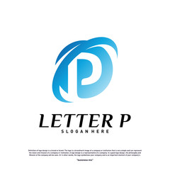 Letter P Logo Design Concept. Initial P Logo Design Template Vector. Icon Symbol
