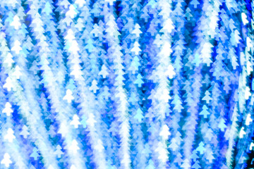 Blurred image of christmas light winter festival at night