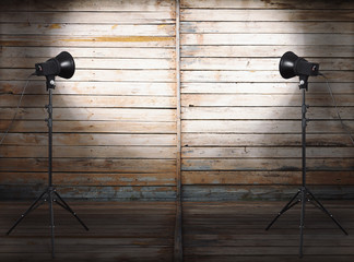 studio in old room