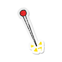 retro distressed sticker of a cartoon pin