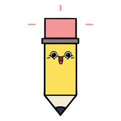 cute cartoon pencil