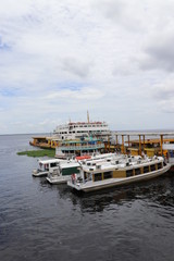 Fototapeta premium boats in harbor