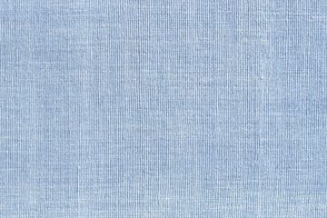 Blue cotton weave farbric texture