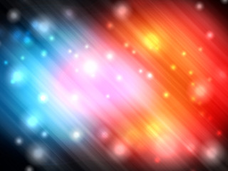 Obraz premium Abstract colorful aurora with light glister background. 