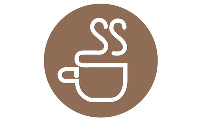 Logo food line drawing concept