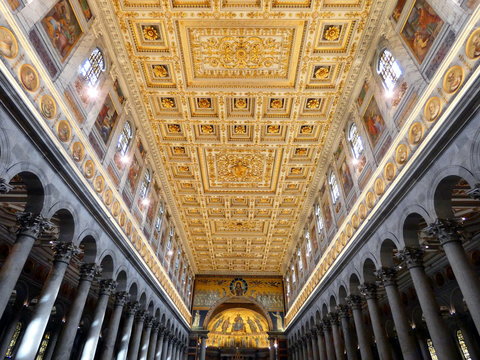 basilica di san paolo fuori le mura,roma,lazio,italia.