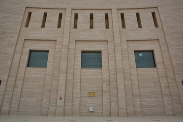 Part of the Amphitheater of Katara Cultural Village in Doha Qatar.