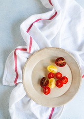 Tomatoes on a plate