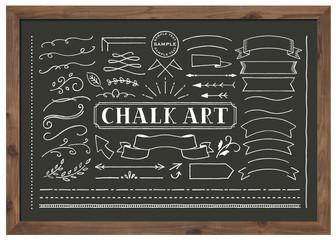 チョークアート黒板 © まるまる