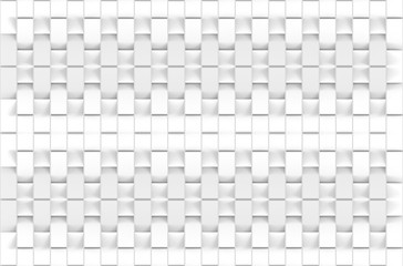 3d rendering. modern seamless white rectangle bar zip pattern shape wall design background.