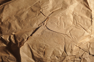 Recycled wrapping paper. Texture.