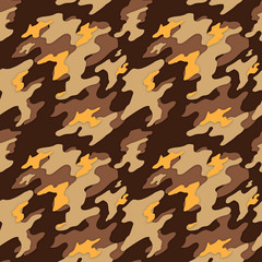 Brown Camouflage pattern background