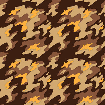 Brown Camouflage pattern background