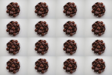 black tea isolated on white background