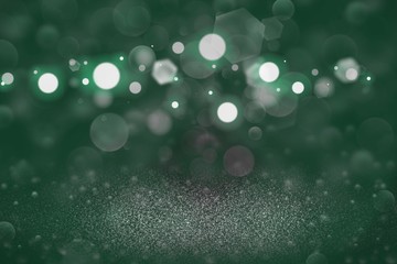 teal, sea-green nice shiny glitter lights defocused bokeh abstract background, festival mockup texture with blank space for your content