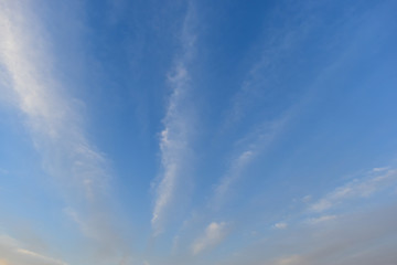 Naklejka na ściany i meble white cloud on blue sky