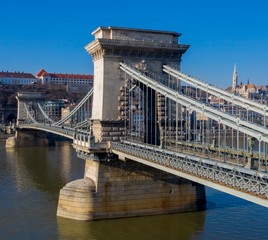 Szechenyi Chain Bridge Budapest Hungary