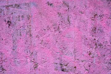 old pink wall plaster