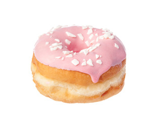 Donut isolated on white background