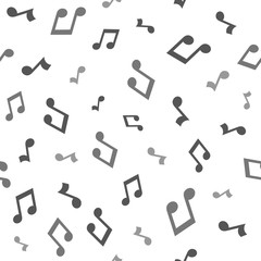 Music seamless pattern background vector illustration for your design. Vector seamless pattern musical notes - Vector .