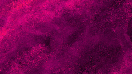 Grungy abstract paper textured aquarelle canvas for modern creative design. Cosmic star magenta paper texture water color painted illustration. Neon pink and purple ink star watercolor background