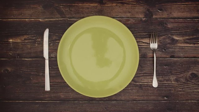 Tabble Setting for one person - Stop motion