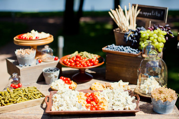 Delicious cheese table