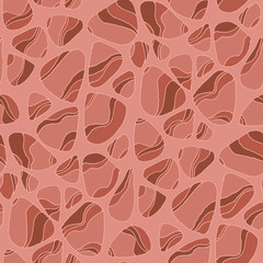 Tile element for surface design in red soil colors