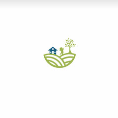 Children play,Playgroup, preschool, kindergarten logo vector