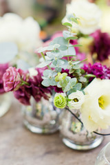 pink and white flowers