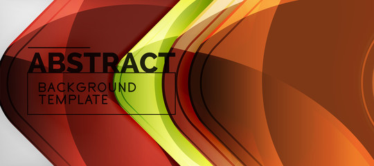 Light effects glossy arrows background