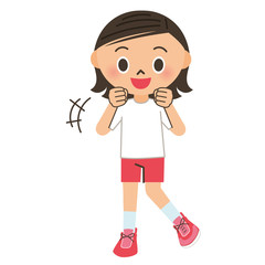 ワクワクしている女の子