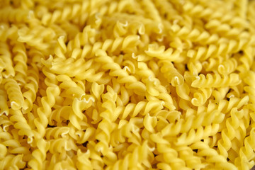 Italian spiral pasta pattern